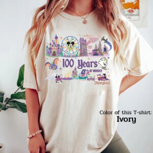 Mickey And Friends Disney 100 Years Of Wonder Disneyland 2023 Shirt