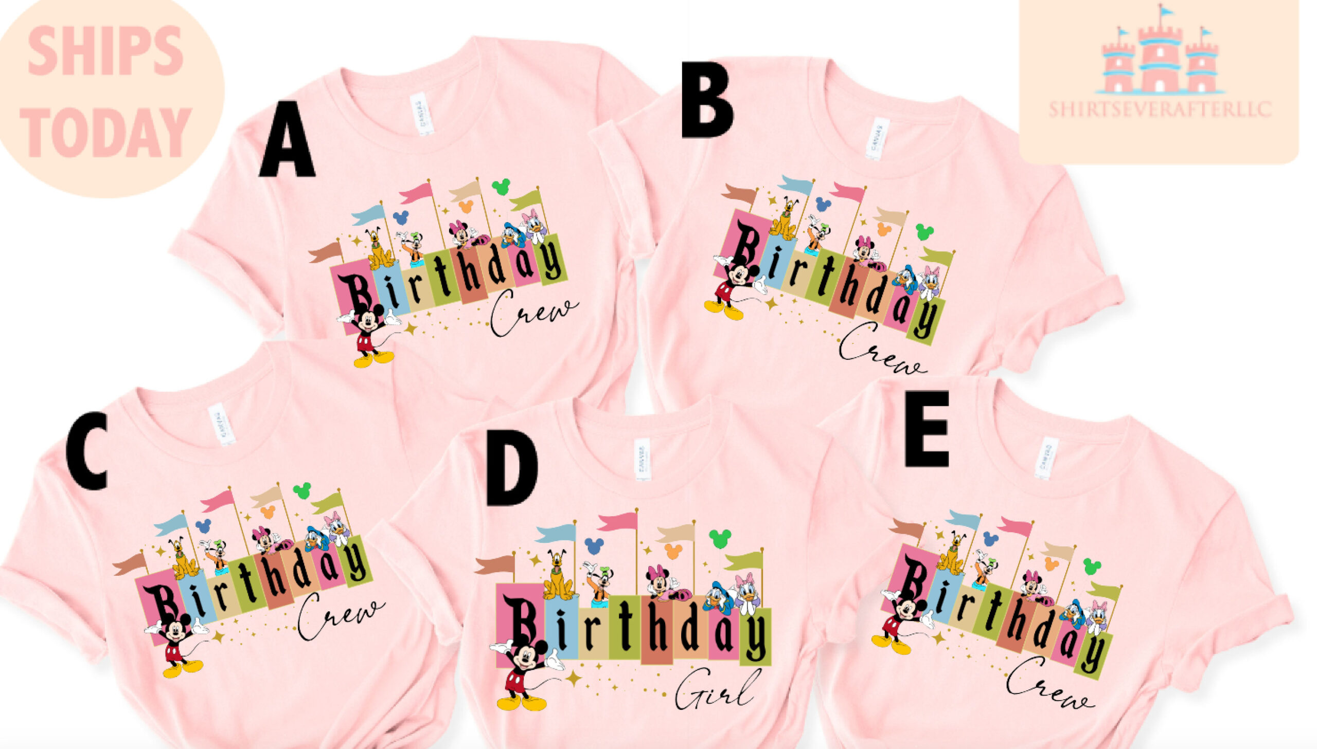 Mickey And Friends Disney Birthday Kids Shirt Mickey And Friends Disney Birthday Kids Shirt
