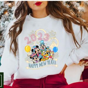 Mickey And Friends Disney Happy New Year 2023 Shirt
