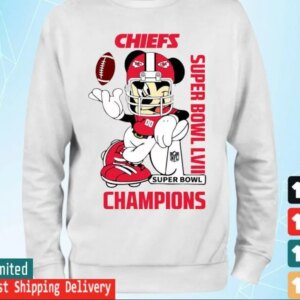Mickey Mouse Kansas City Chiefs Super Bowl LVII 2023 Champions Shirt