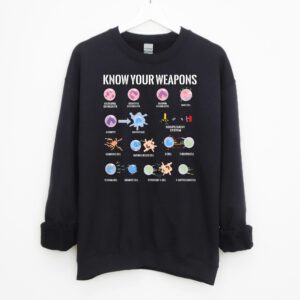 Microbiology Immune System Cells Sweatshirt