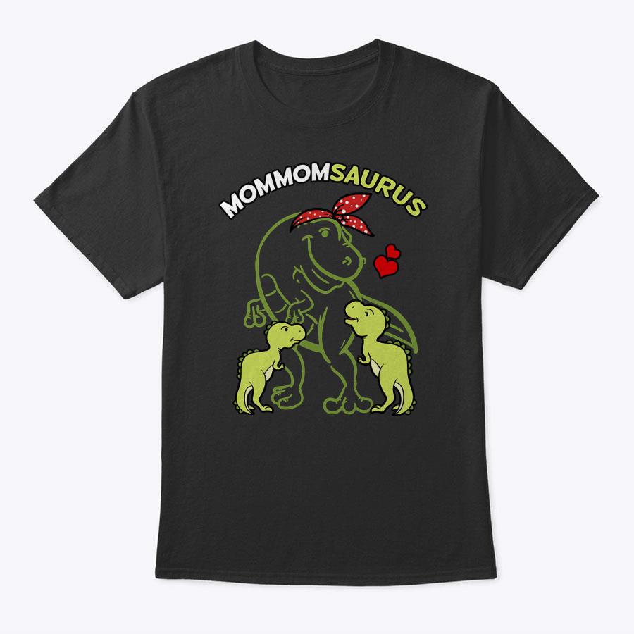 Mommomsaurus Mommom 2 Kids Dinosaur Mommy Mother's Day T-Shirt Mommomsaurus Mommom 2 Kids Dinosaur Mommy Mother's Day T-Shirt
