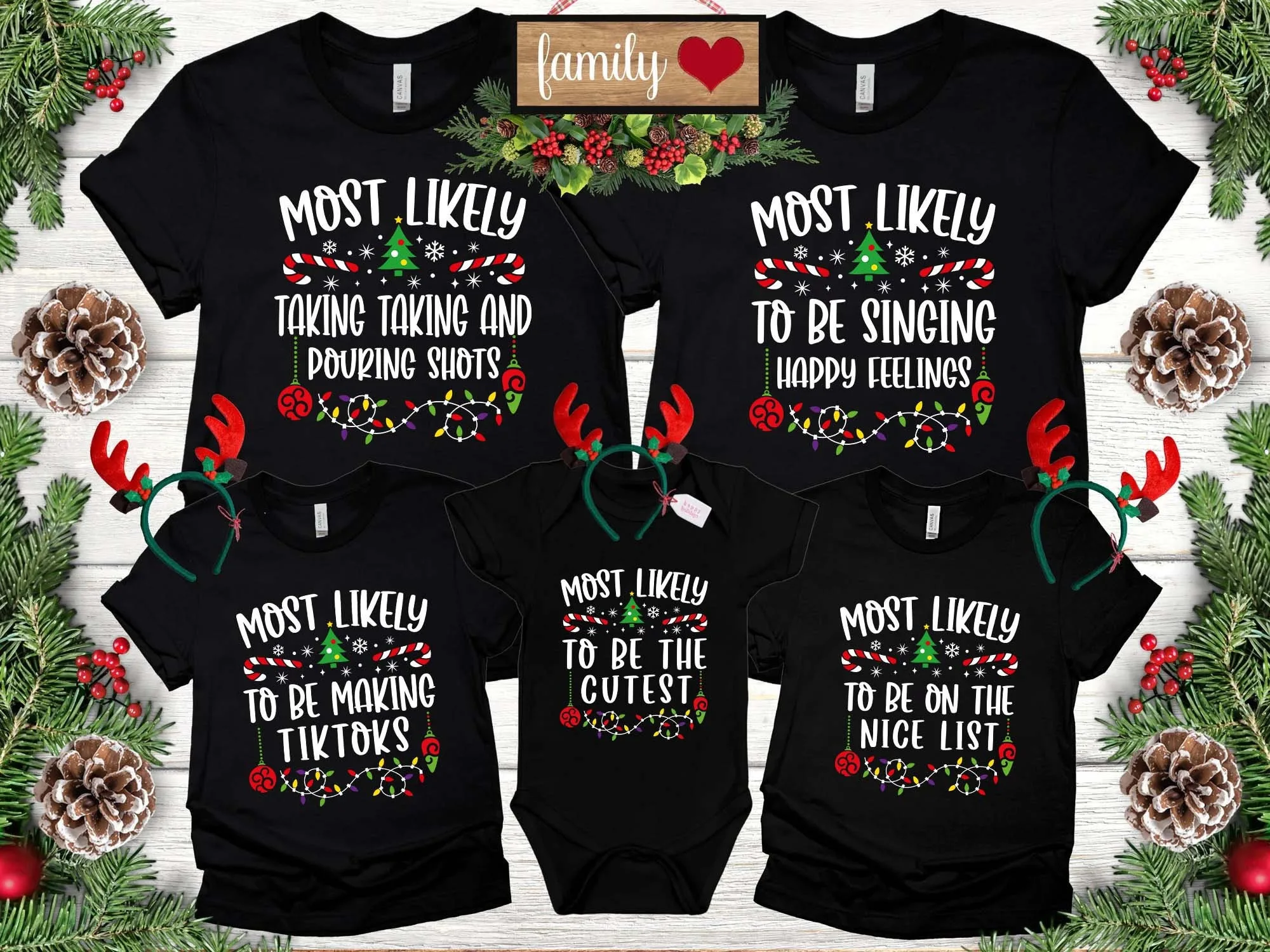 Most Likely To Christmas Family Shirt Most Likely To Christmas Family Shirt