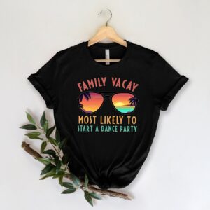 Most Likely To Family Vacay Matching Mode Shirt