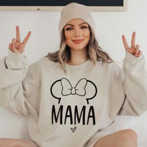 Mother And Son Mickey Mouse Ears Family Matching Shirt