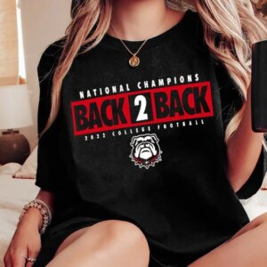 National Champions Back To 2021 2022 Georgia Football Shirt