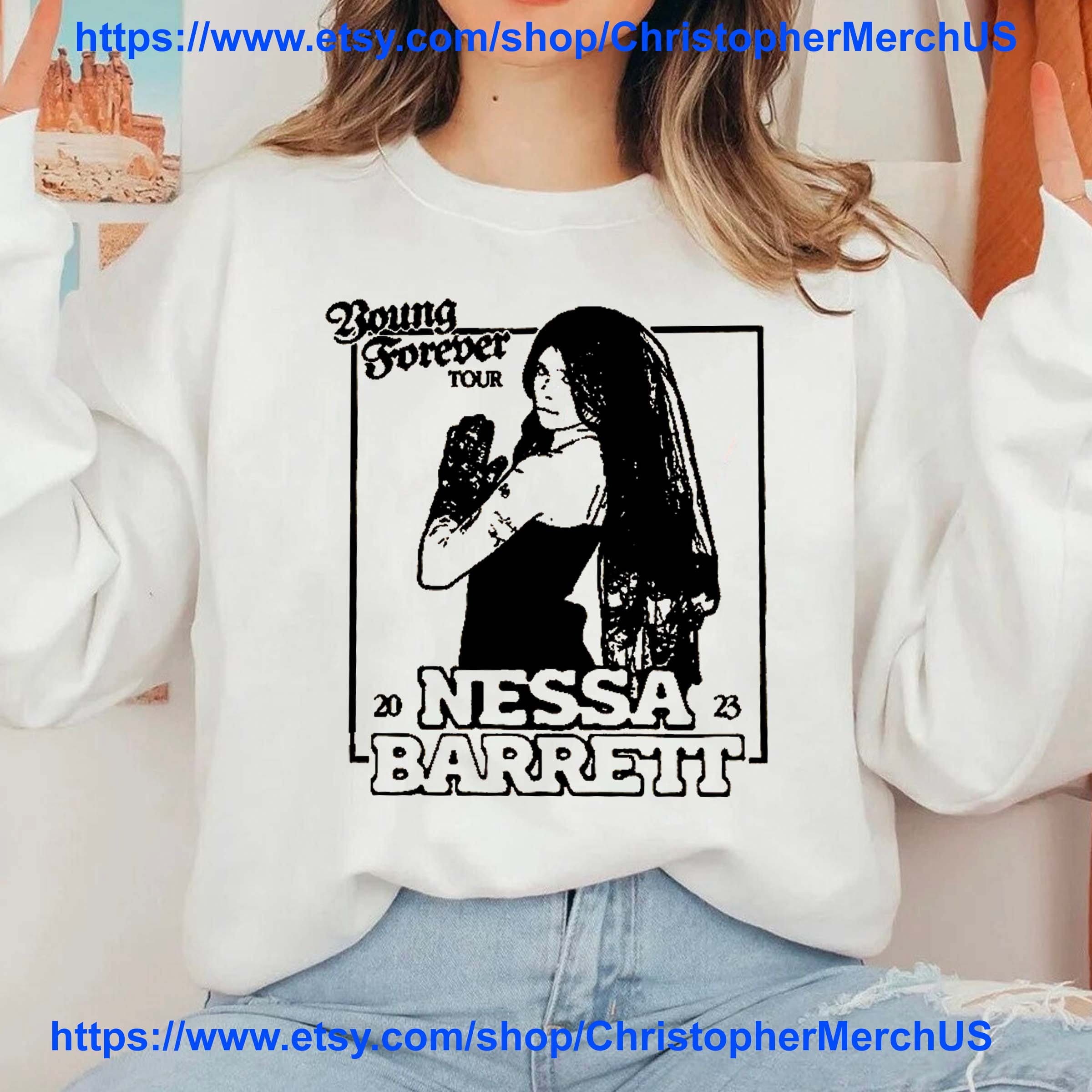 Nessa Barrett 2023 Tour Unisex Shirt Nessa Barrett 2023 Tour Unisex Shirt