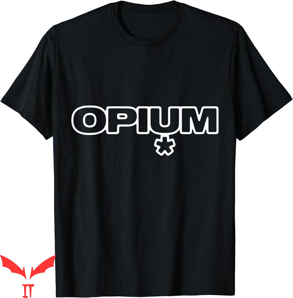 Nessa Barrett T-Shirt Opium Text Nessa Barrett T-Shirt Opium Text