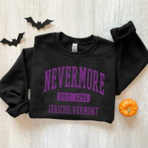 Nevermore Est 1791 Sweatshirt Horror Movies Netflix Shirt
