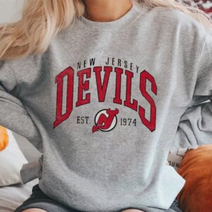 New Jersey Devils Nj Hockey Fan Sweatshirt Unisex Tee