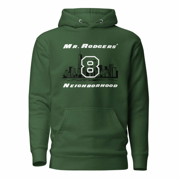 New York Football Aaron Rodgers #8 Jet Hoodie