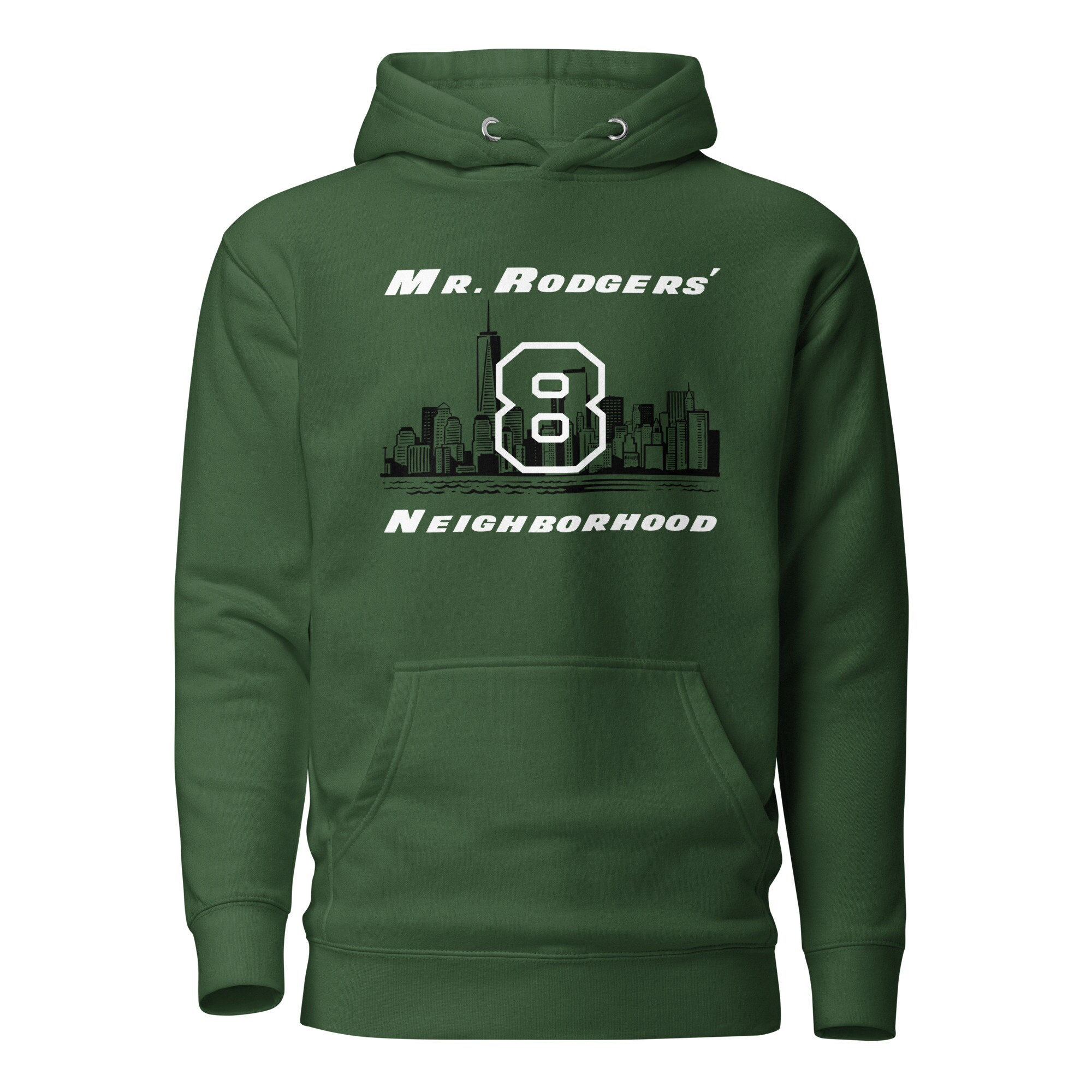 New York Football Aaron Rodgers #8 Jet Hoodie New York Football Aaron Rodgers #8 Jet Hoodie