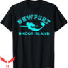 Newport RI T-Shirt Rhode Island Vintage Retro Mermaid