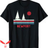 Newport RI T-Shirt Sailboat Vintage 80s Souvenir Tee