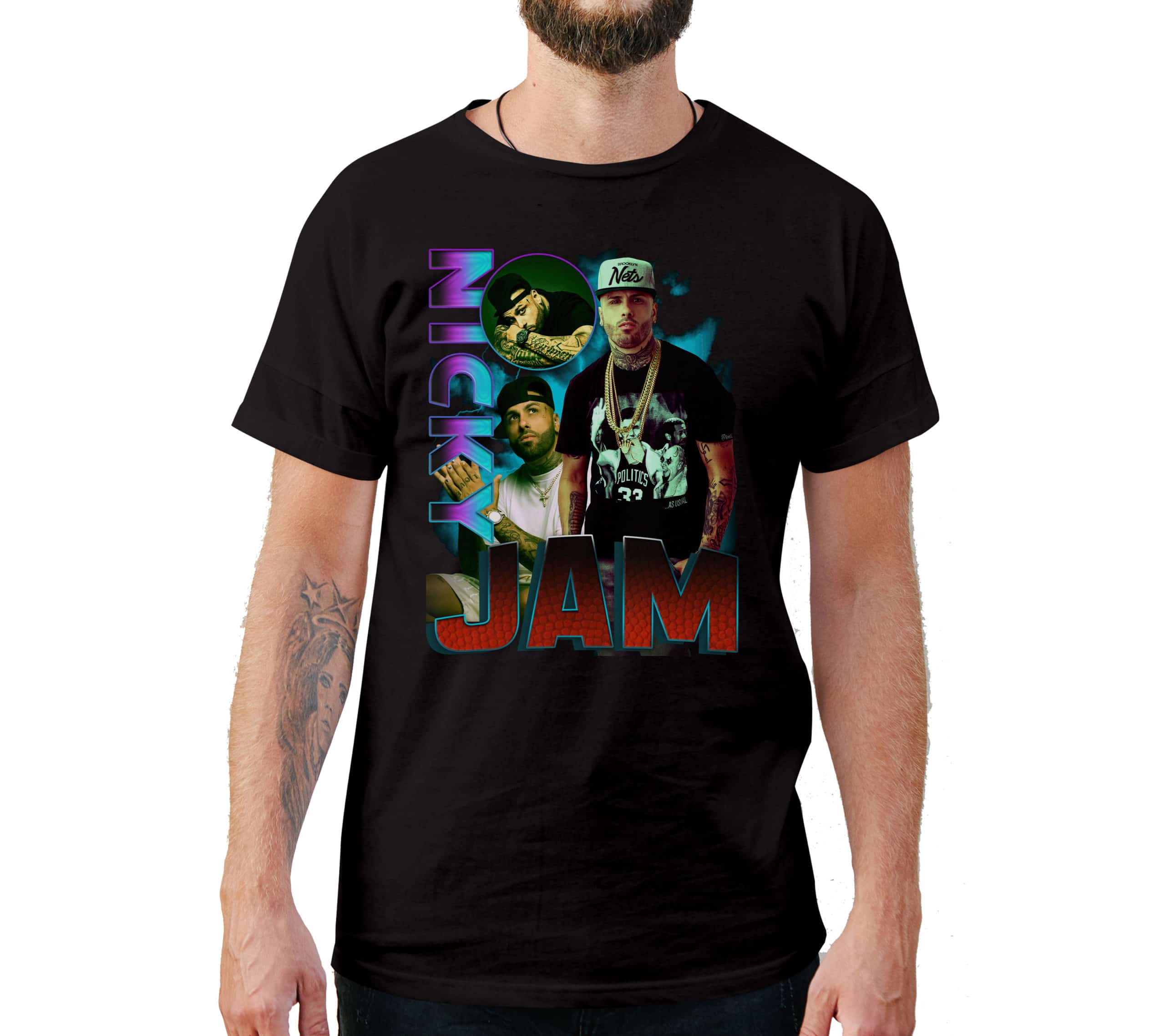 Nicky Jam Vintage Style T-Shirt Nicky Jam Vintage Style T-Shirt