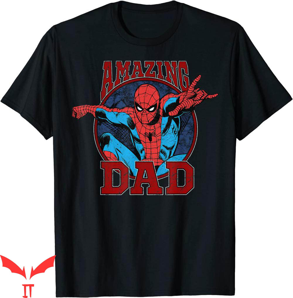 Nike Spider Man T-Shirt Marvel Day Amazing Dad Graphic Nike Spider Man T-Shirt Marvel Day Amazing Dad Graphic