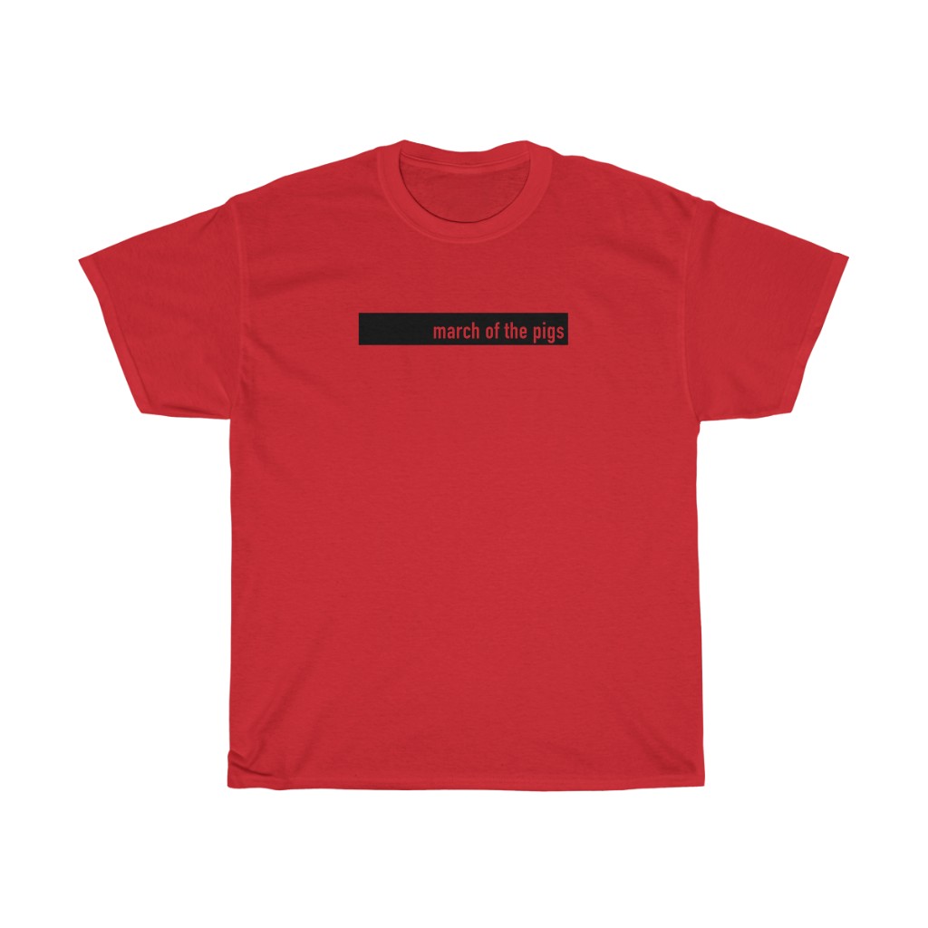 Nine Inch Nails March of the Pigs Lyrics Shirt Nine Inch Nails March of the Pigs Lyrics Shirt