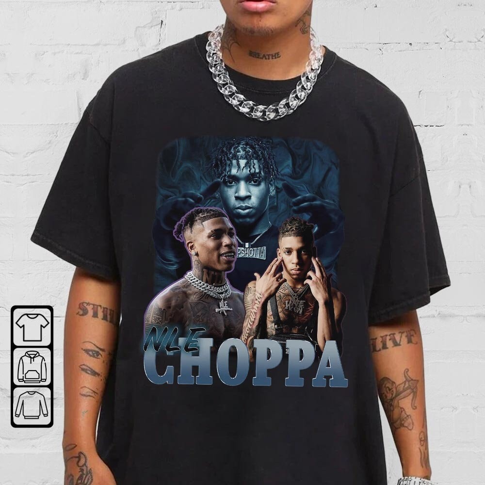 Nle Choppa Vintage Bootleg Sweatshirt Nle Choppa Vintage Bootleg Sweatshirt