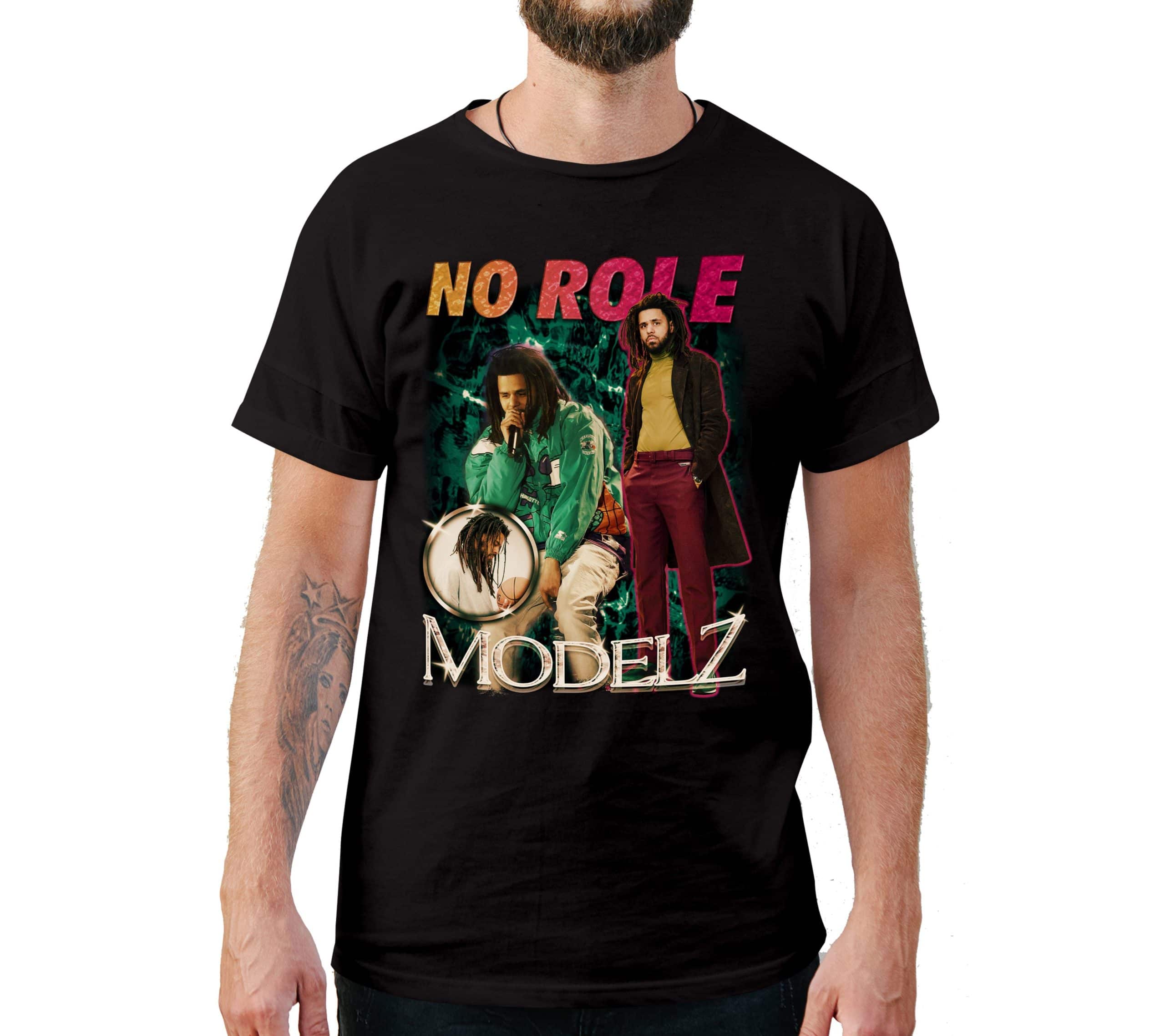 No Role Modelz J Cole Vintage Style T-Shirt No Role Modelz J Cole Vintage Style T-Shirt