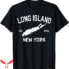 Ny Islanders T-Shirt Long Souvenir Native Long Map