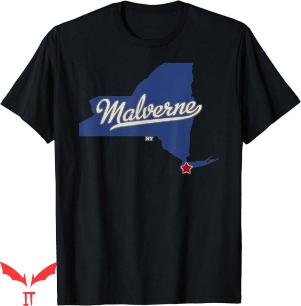Ny Islanders T-Shirt Malverne New York Map