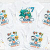 Octonauts Birthday Theme Family Matching Custom Shirt