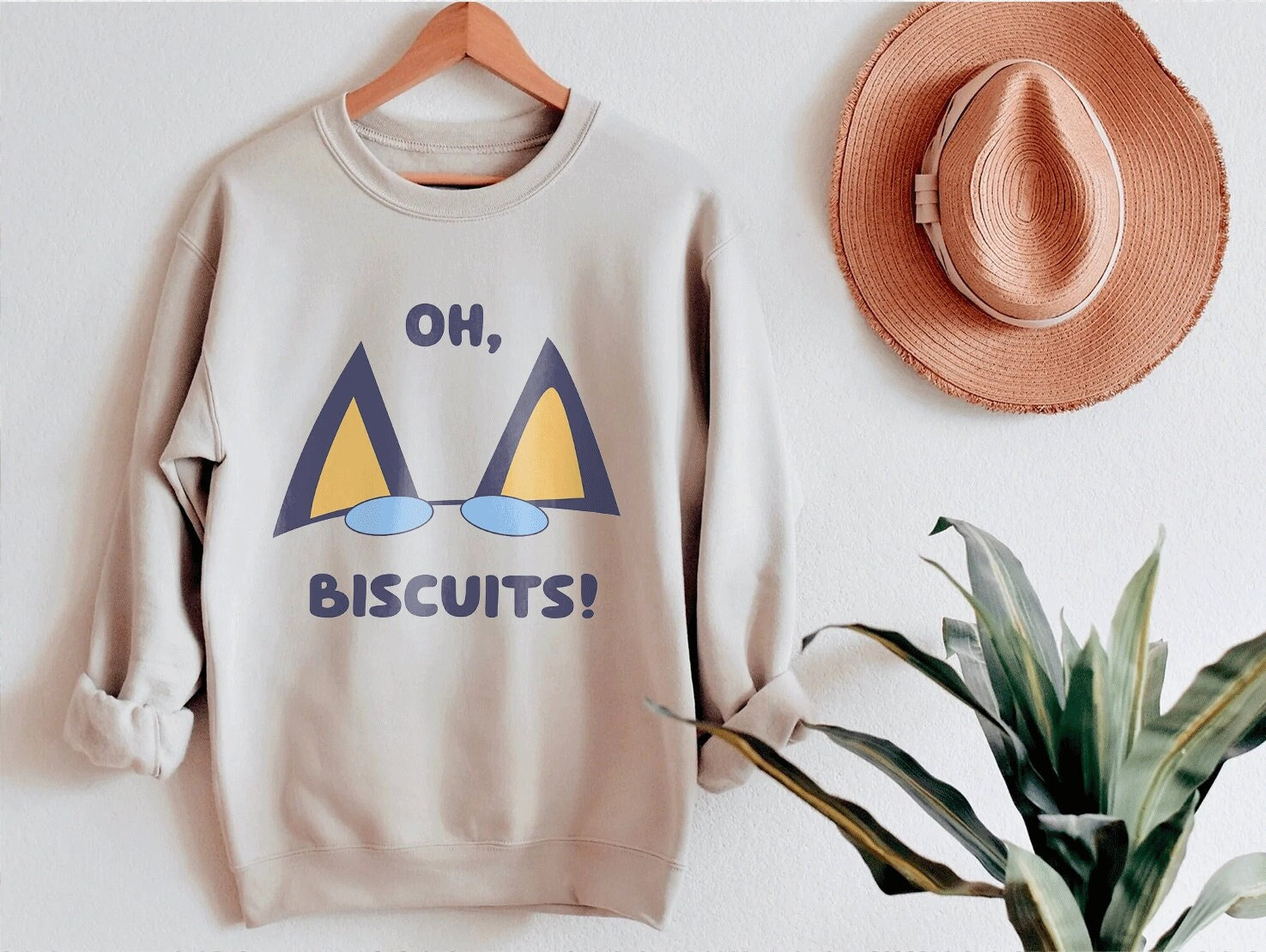 Oh Biscuits Bluey Dog T-Shirt Oh Biscuits Bluey Dog T-Shirt