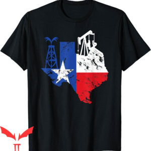 Oil Field T-Shirt Proud American Oilfield Workers Texas