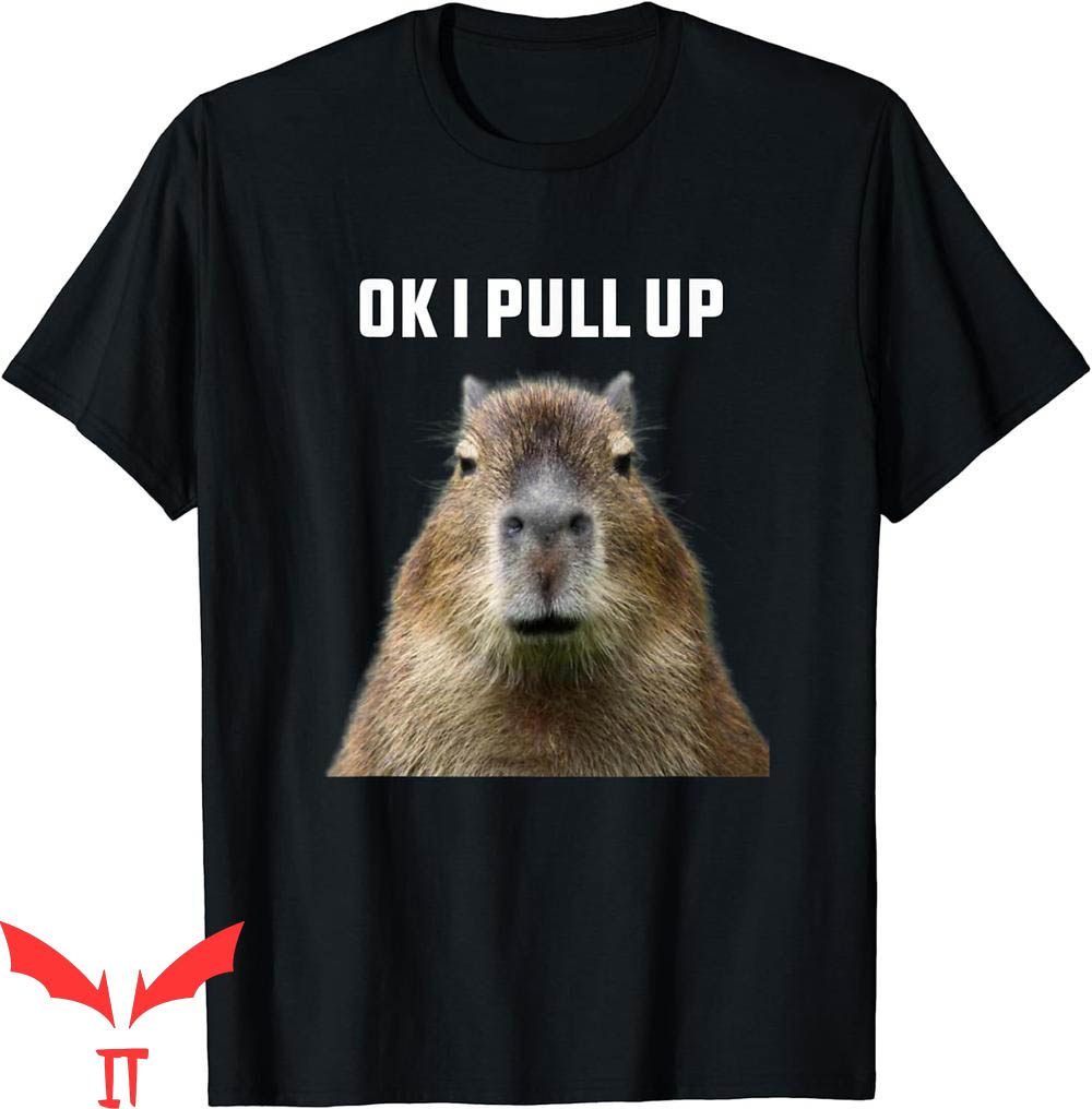 Ok I Pull Up Capybara T-Shirt Ok I Pull Up Capybara T-Shirt