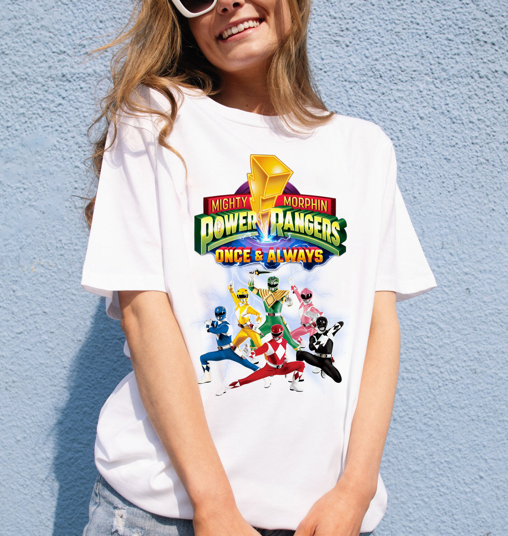 Once And Always Mighty Morphin Power Ranger Family Party Shirt Once And Always Mighty Morphin Power Ranger Family Party Shirt