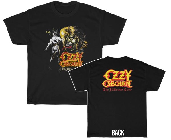 Ozzy Osboure 1986 Ultimate Sin World Tour Shirt