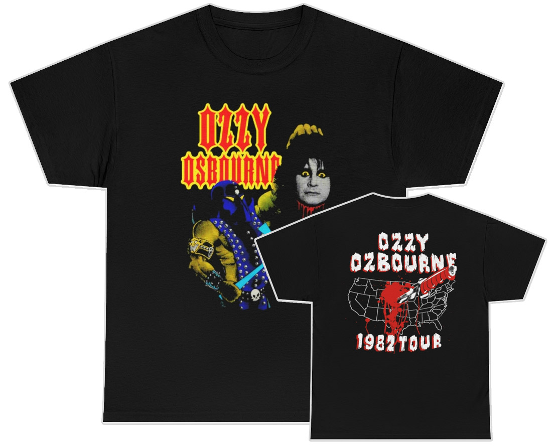 Ozzy Osbourne 1982 American Tour Shirt Ozzy Osbourne 1982 American Tour Shirt