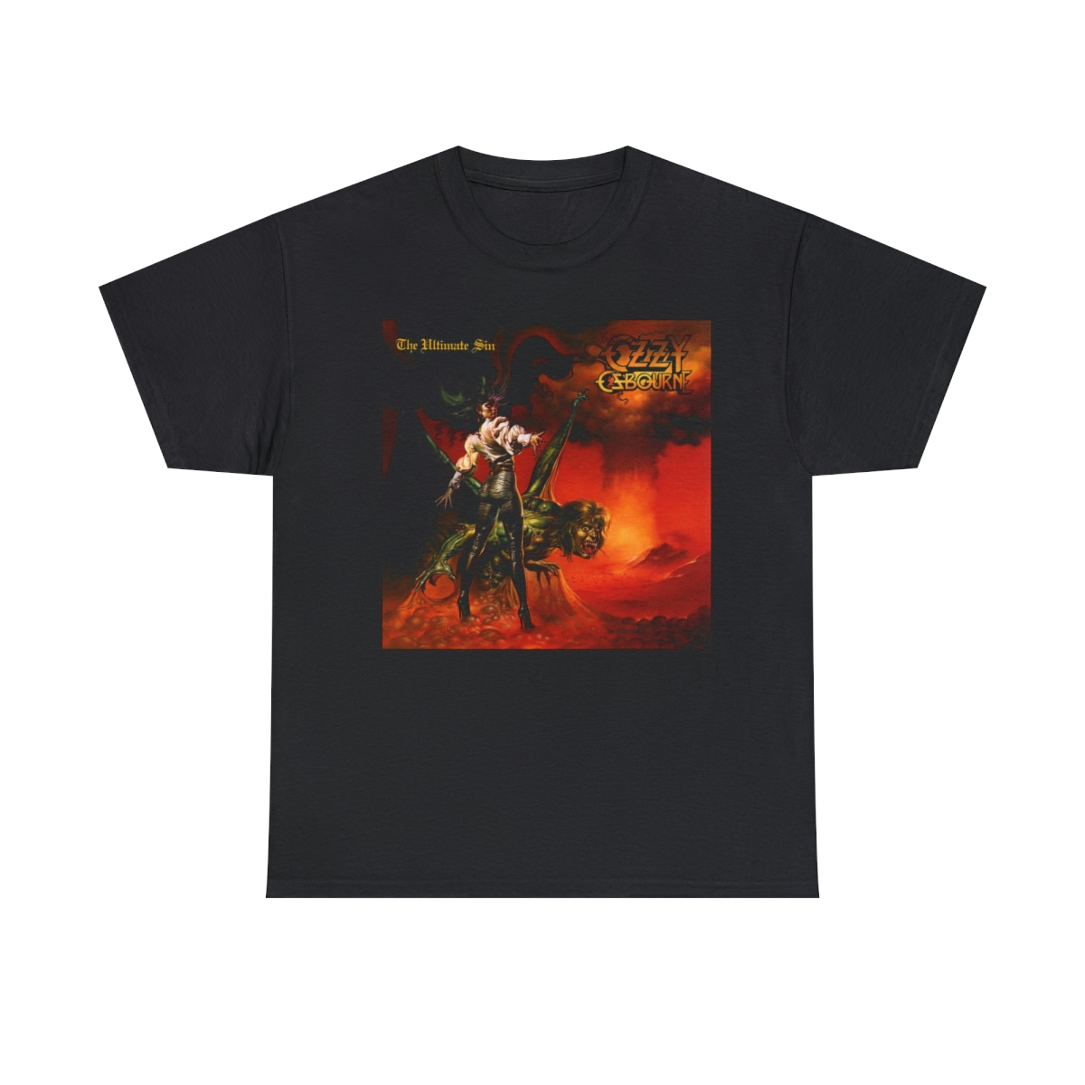 Ozzy Osbourne Ultimate Sin Album Cover Shirt Ozzy Osbourne Ultimate Sin Album Cover Shirt