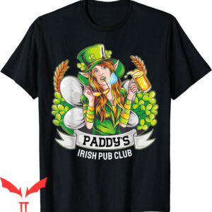 Paddy’s Irish Pub T-Shirt Lucky Party Clover Leaf Drinking