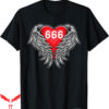 Palm Angel Vlone T-Shirt Number With Heart And Wings Of