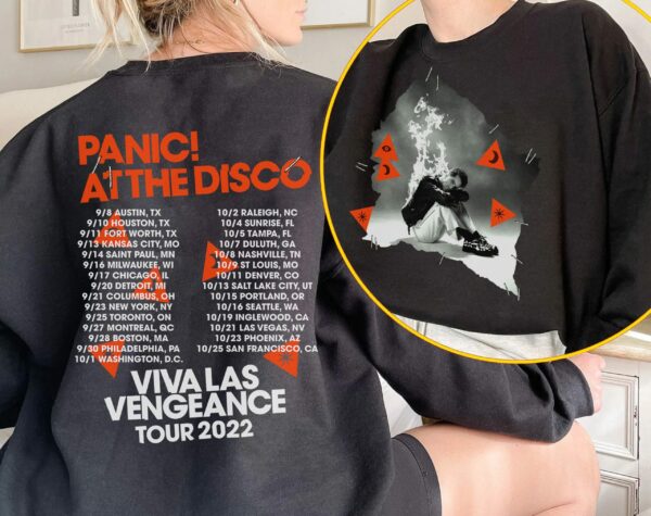 Panic At The Disco Tour 2022 Merch Shirt