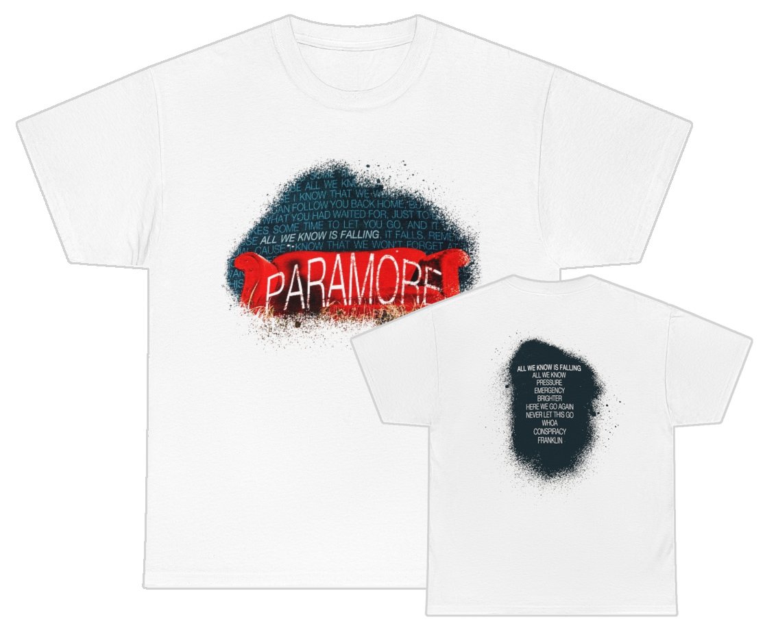 Paramore All We Know Is Falling Shirt Paramore All We Know Is Falling Shirt