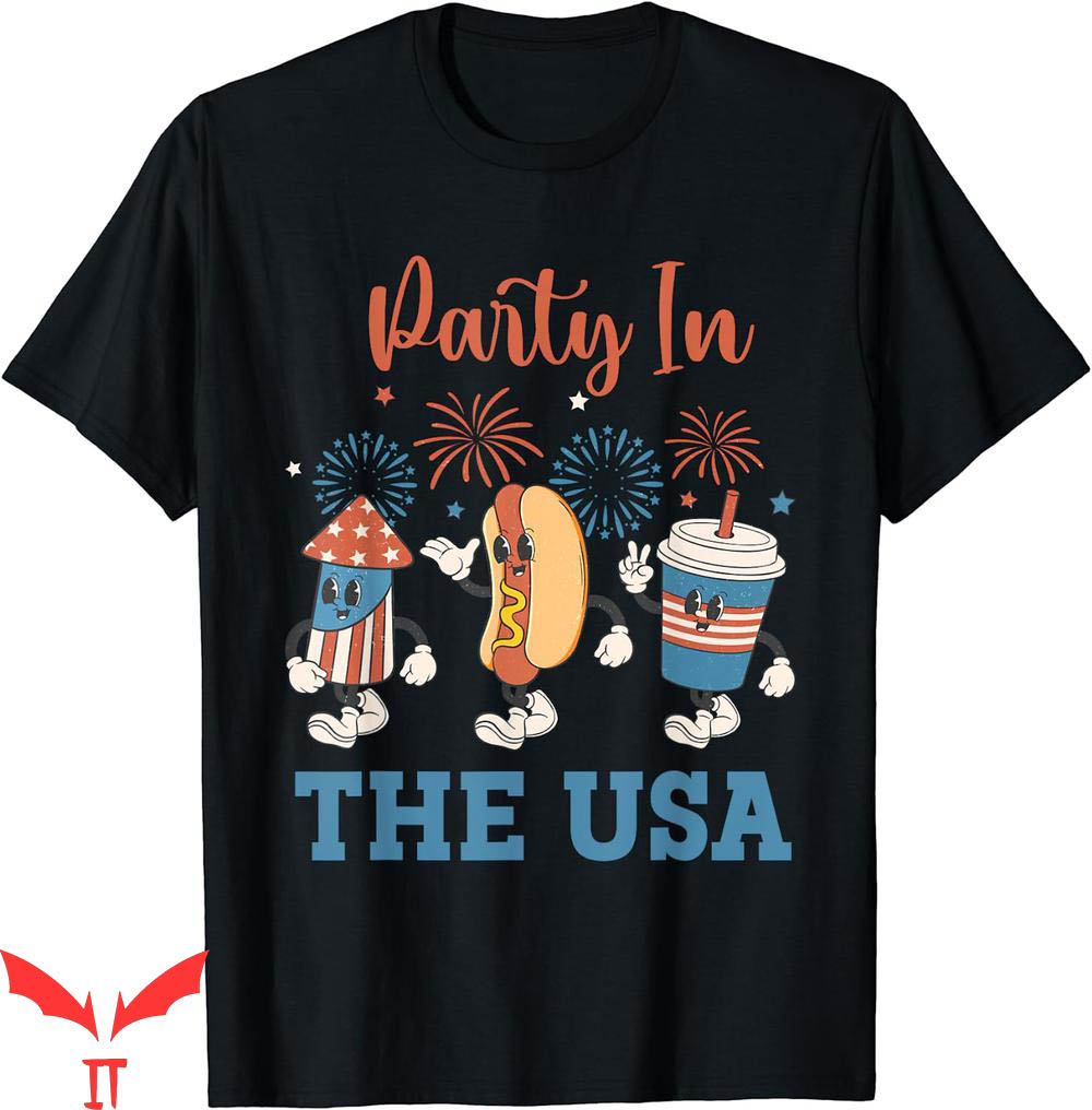 Party In The Usa T-Shirt Of July Funny Summer Family Party In The Usa T-Shirt Of July Funny Summer Family