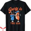 Party In The Usa T-Shirt Retro Of July America Patriotic