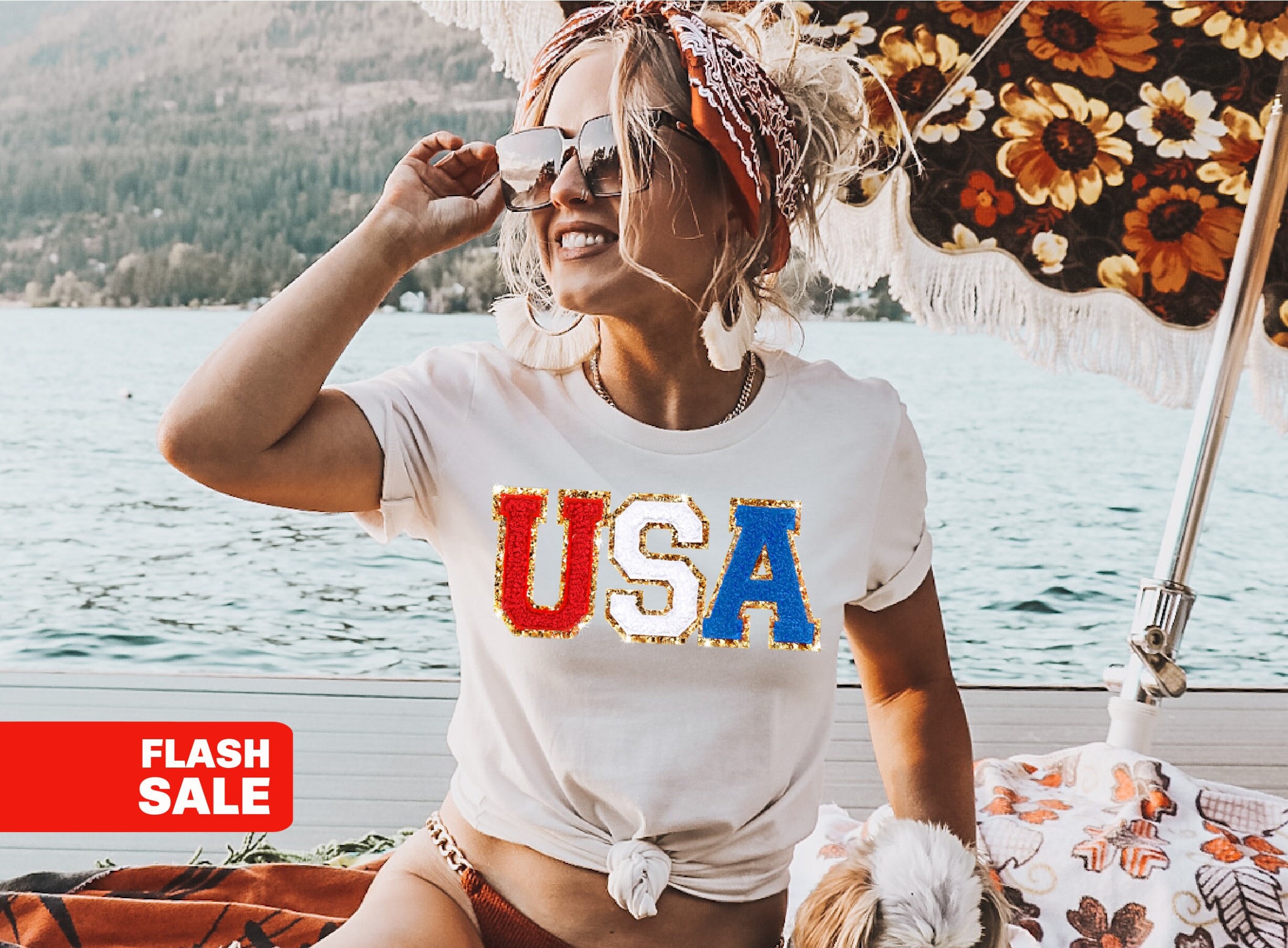 Patriotic Mommy And Me Chenille Patches 4th Of July Shirt Patriotic Mommy And Me Chenille Patches 4th Of July Shirt