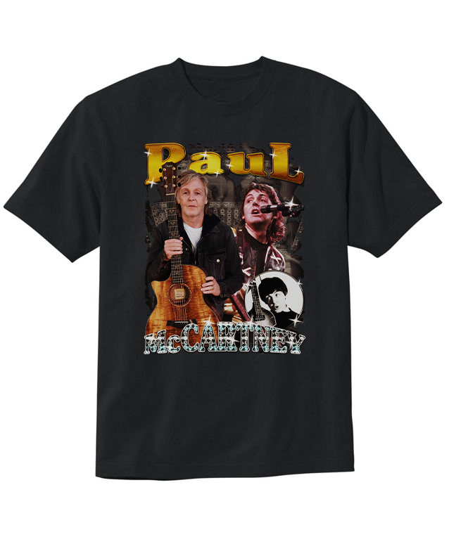 Paul McCartney Vintage Style T-Shirt Paul McCartney Vintage Style T-Shirt