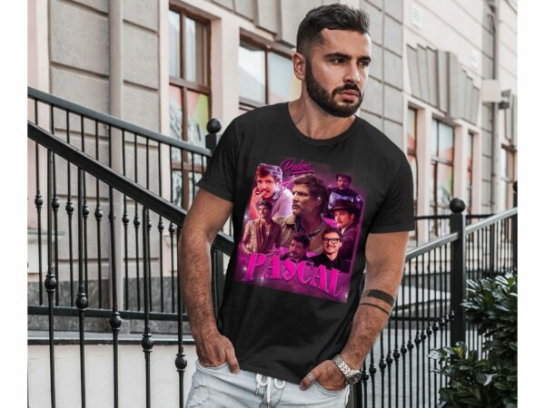 Pedro Pascal The Last Of Us 90’s Retro T Shirt