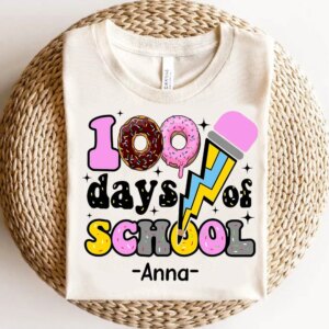 Personalized 100th Days Of School Shirt