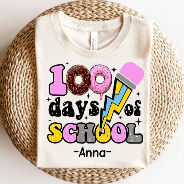 Personalized 100th Days Of School Shirt