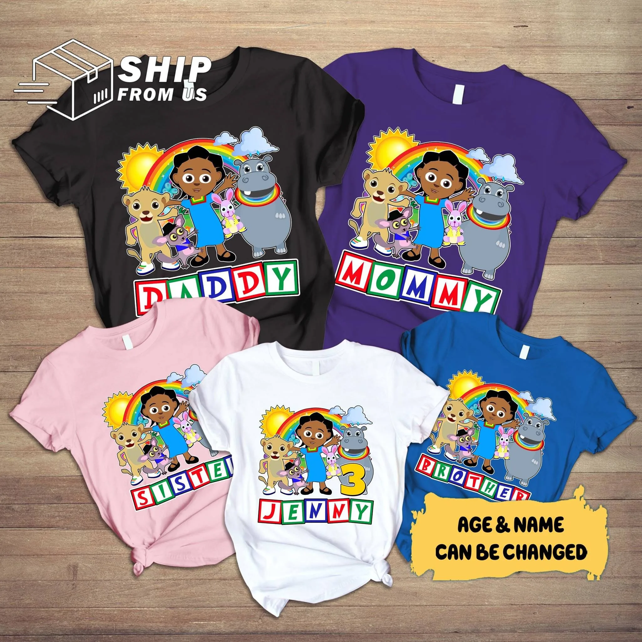 Personalized Akili And Me Family Birthday Shirt Gifts For Kids Personalized Akili And Me Family Birthday Shirt Gifts For Kids