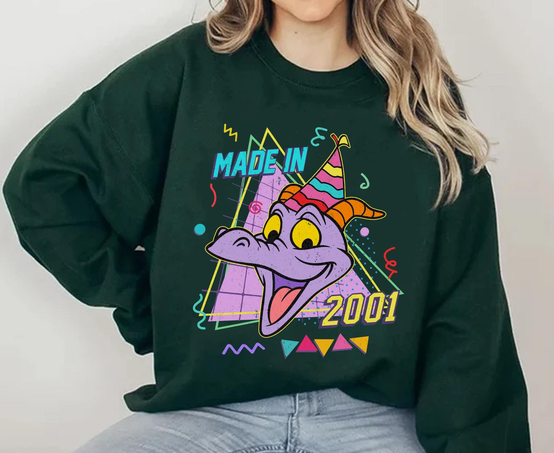 Personalized Birthday Party Custom Retro 90s Figment Dragon Shirt Personalized Birthday Party Custom Retro 90s Figment Dragon Shirt