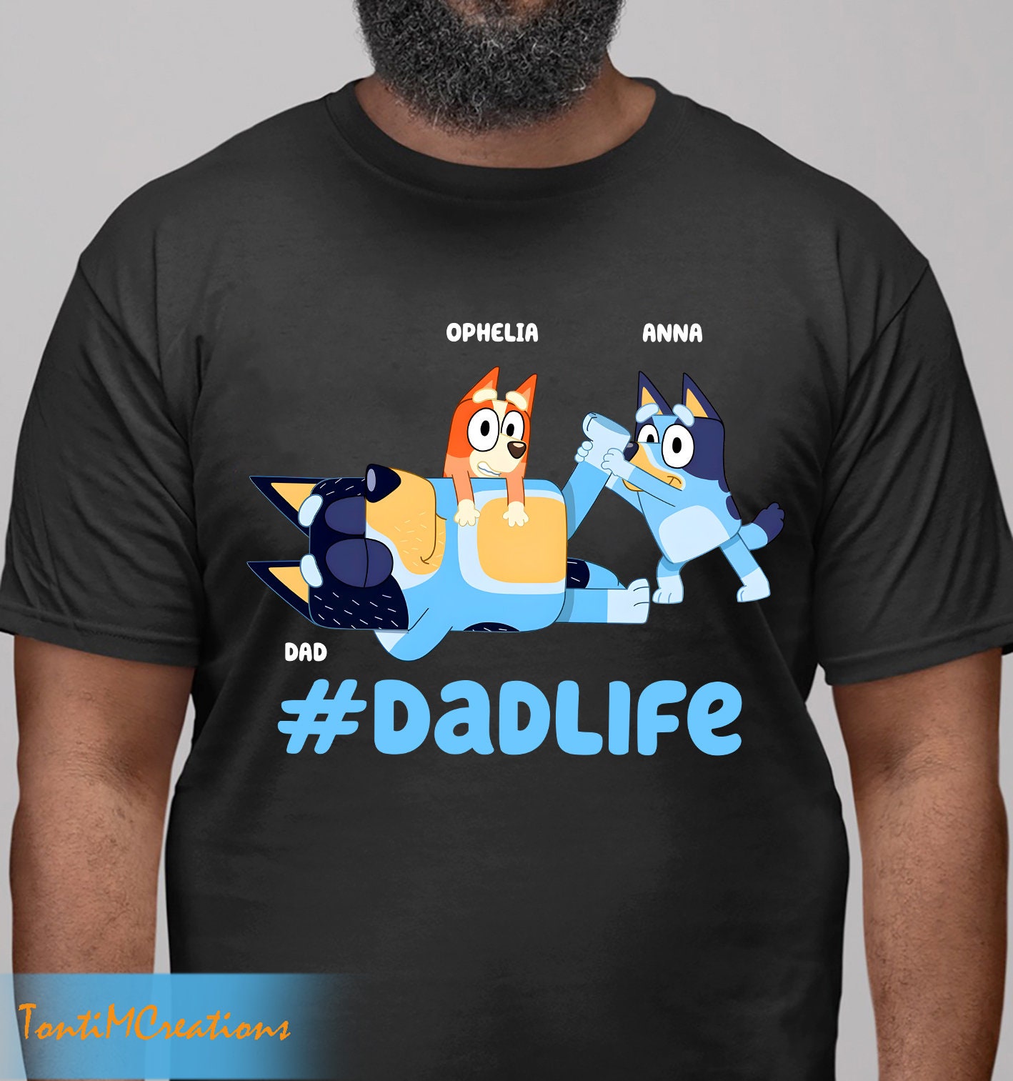 Personalized Bluey Dad Life Fathers Day Shirt Personalized Bluey Dad Life Fathers Day Shirt