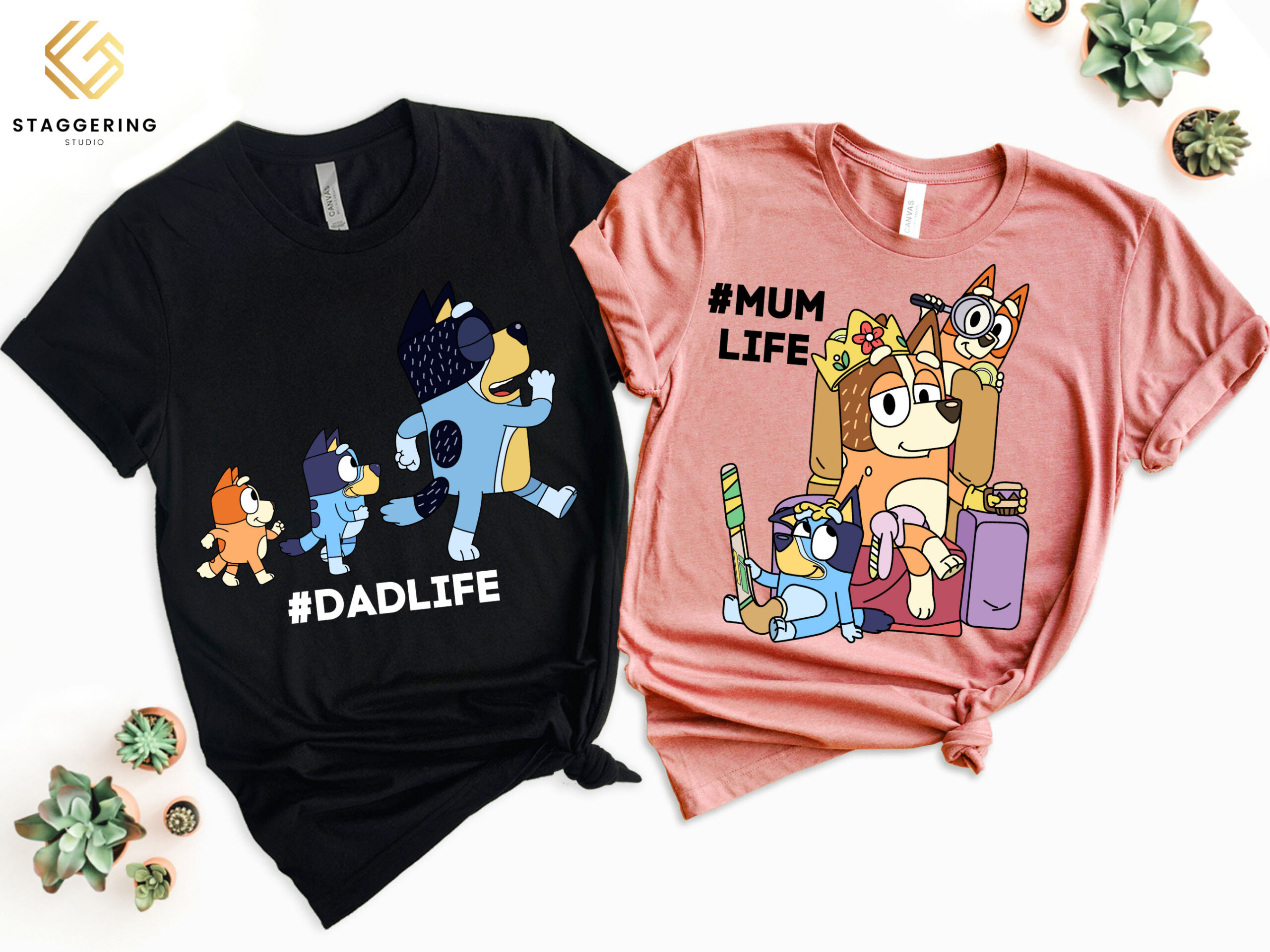 Personalized Bluey Mumlife Dadlife Gift For Father Mother Shirt Personalized Bluey Mumlife Dadlife Gift For Father Mother Shirt