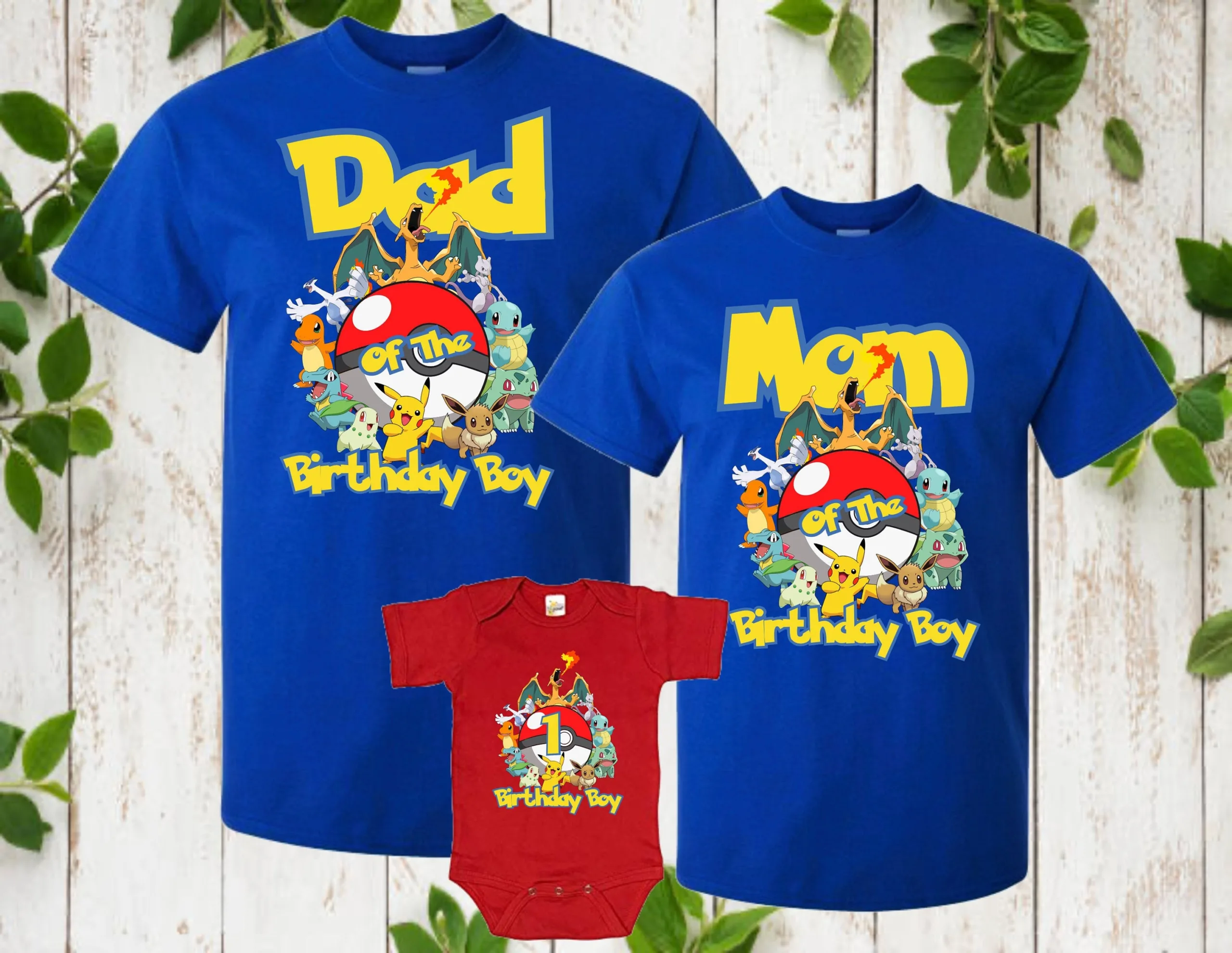 Personalized Custom Pokemon Birthday Cartoon Kids Toddler T Shirt Personalized Custom Pokemon Birthday Cartoon Kids Toddler T Shirt