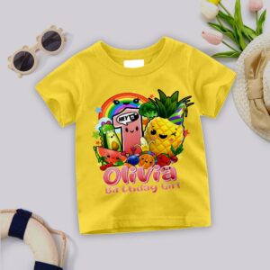 Personalized Hey Bear Sensory Birthday Dancing Fruit Shirt
